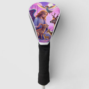 Guardian Angel with Forest Deer Artwork – Whimsica Golf Head Cover