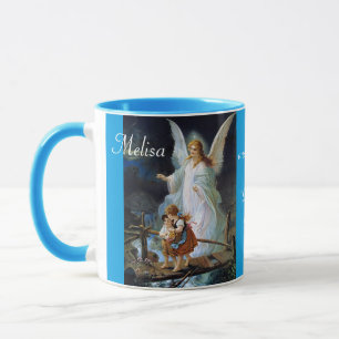 Guardian Angel with Name Gift Coffee Tea Cup Mug