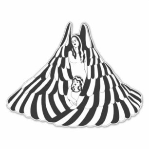 Guardian Angel Woman little girl spiritual Art