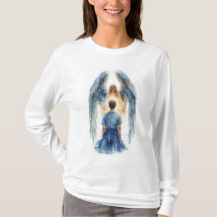 Guardian Angel Women's Long Sleeve Tee Shirt