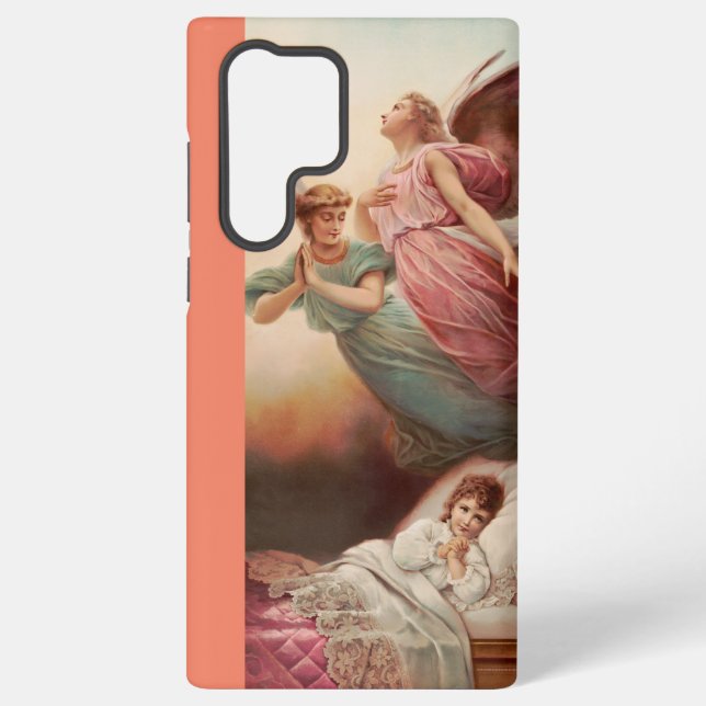 Guardian angels with child samsung galaxy s22 ultra case (Back)