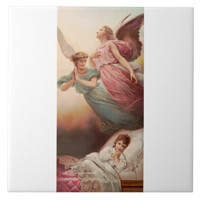 Guardian angels with child tile (Front)