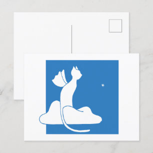 Guardian Cat Postcard