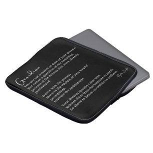Guardian comforter encouragement poem laptop sleeve