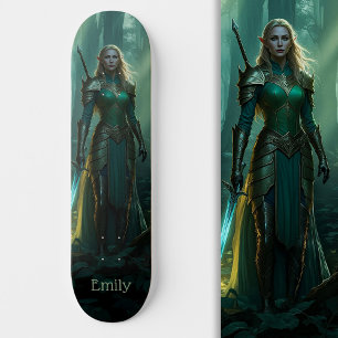 Guardian Elf of the Enchanted Realm Skateboard