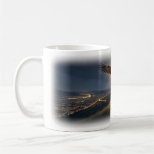 Guardian Light Over the Sleeping City Mug