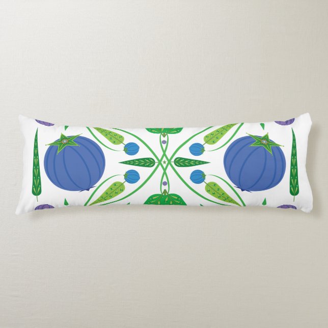 Guardian Of The Blueberries Body Pillow (Front)