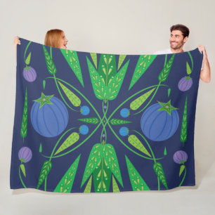 Guardian Of The Blueberries Fleece (3 Sizes)  Blanket