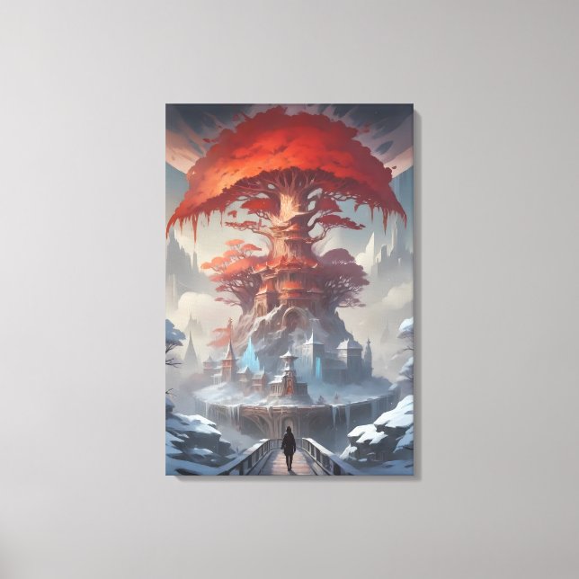 Guardian of The Castle Tree Canvas Print (Front)