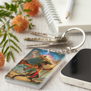 Guardian of the Celestial Gate – Anubis Key Ring