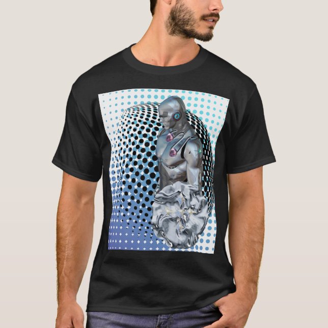 Guardian of the Digital Realm T-Shirt (Front)
