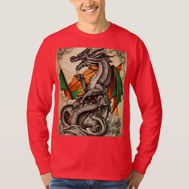 Guardian of the Emerald Flame T-Shirt (Front)