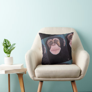 Guardian of the Forest Painting by Alfred Fox Cushion