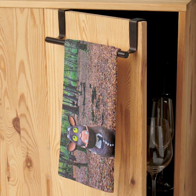 Guardian of the Forest Tea Towel (Thirds Fold)