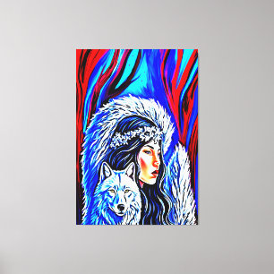 Guardian of the Frost Canvas Print