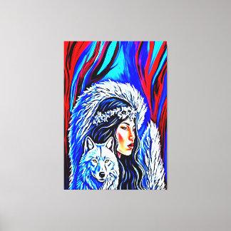 Guardian of the Frost Canvas Print