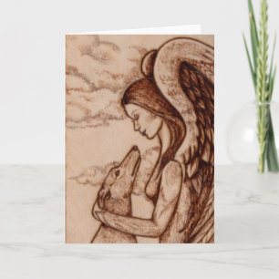 Guardian of the Greys greeting Card #1