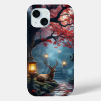 Guardian of the Maple Path: Sacred Stag's Rest