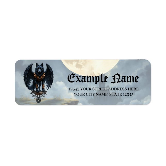 Guardian of the Moon – The Black Winged Wolf (Front)