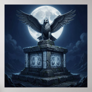 Guardian of the Moonlit Sanctuary Poster