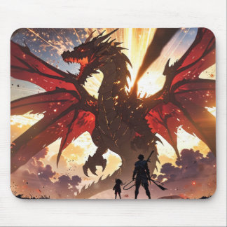 Guardian of the Whispering Skies Mousepad