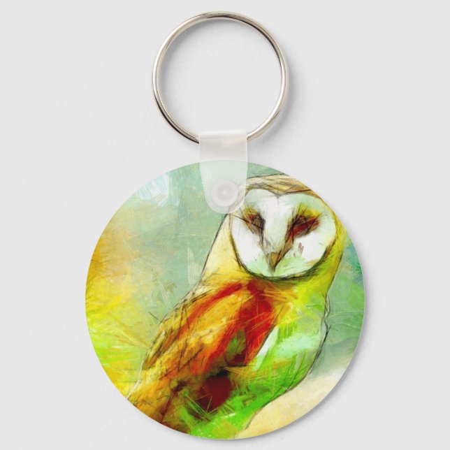 Guardian Owl Key Ring (Front)