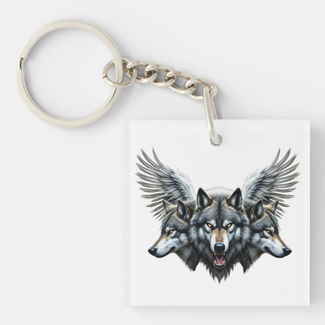 Guardian Wolves Key Ring (Front)