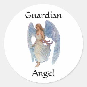 GuardianAngel Classic Round Sticker
