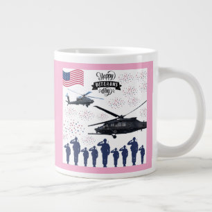 Guardians of Freedom pink Large Coffee Mug