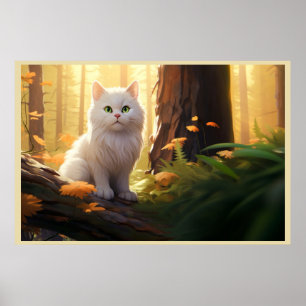 Guardians of the Forest Felines Poster