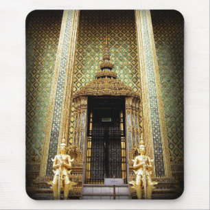 Guardians Of The Golden Palace Thailand Photo Mouse Pad