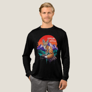 Guardians of the Horizon – Fennec Fox Sunset Illus Tri-Blend Shirt