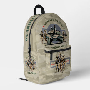 Guardians of The Nation Printed Backpack