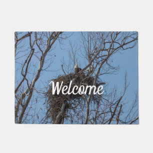 Guarding Eagle Welcome Doormat