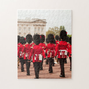 Guardsmen on Parade. Horseguards, London Jigsaw Puzzle