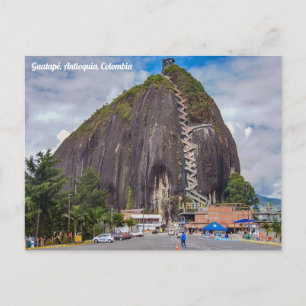 Guatapé, Antioquia, Colombia, Piedra del Peñol Postcard