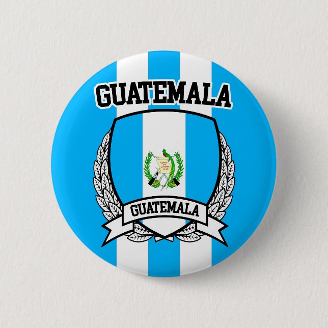 Guatemala 6 Cm Round Badge (Front)