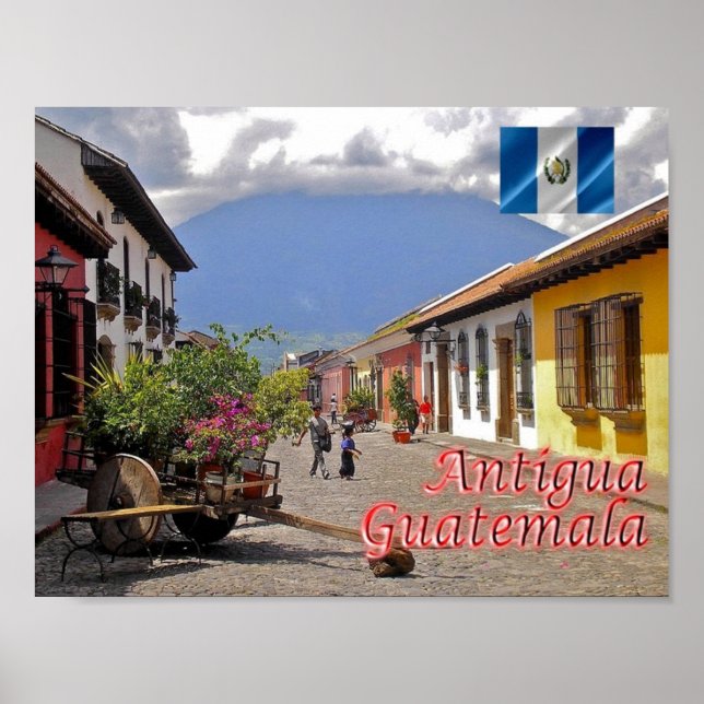 Guatemala - Antigua - Calle del Arco - Poster (Front)