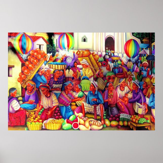Guatemala Art Poster (Front)