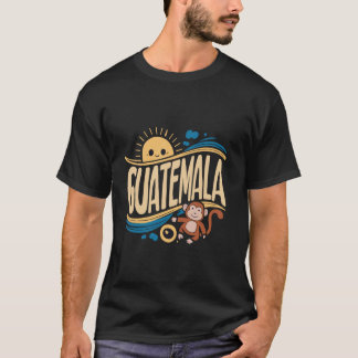 Guatemala City Caribbean Island Retro Guatemala T-Shirt