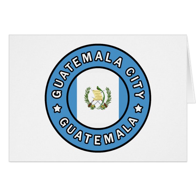 Guatemala City Guatemala (Front Horizontal)