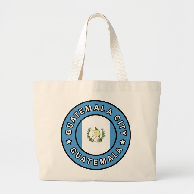 Guatemala City Guatemala Large Tote Bag (Front)