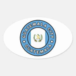 Guatemala City Guatemala Oval Sticker