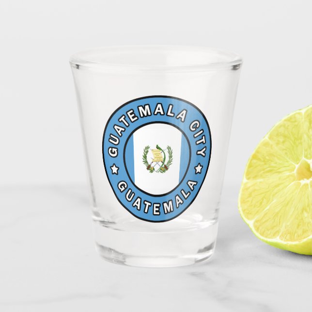 Guatemala City Guatemala Shot Glass (Front)