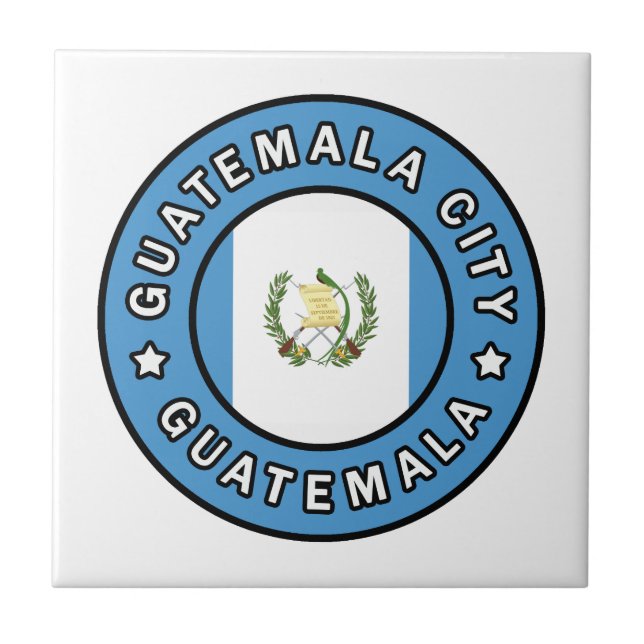 Guatemala City Guatemala Tile (Front)