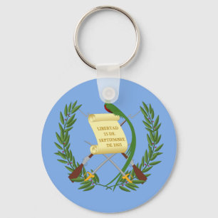 Guatemala Coat of Arms Key Ring