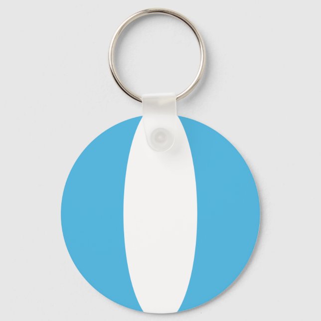 Guatemala Fisheye Flag Keychain (Front)