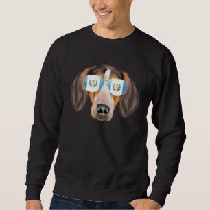 Guatemala Flag American English Coonhound Guatemal Sweatshirt