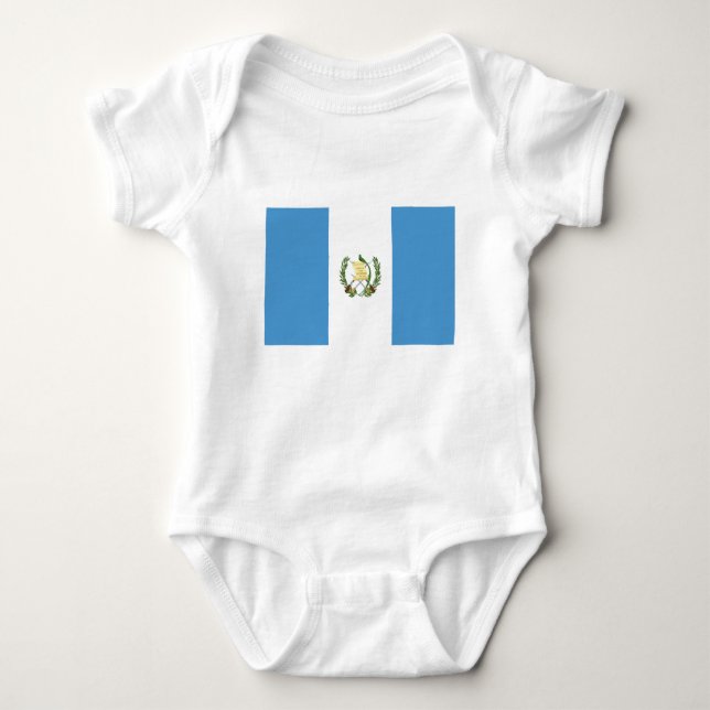 Guatemala Flag Baby Bodysuit (Front)