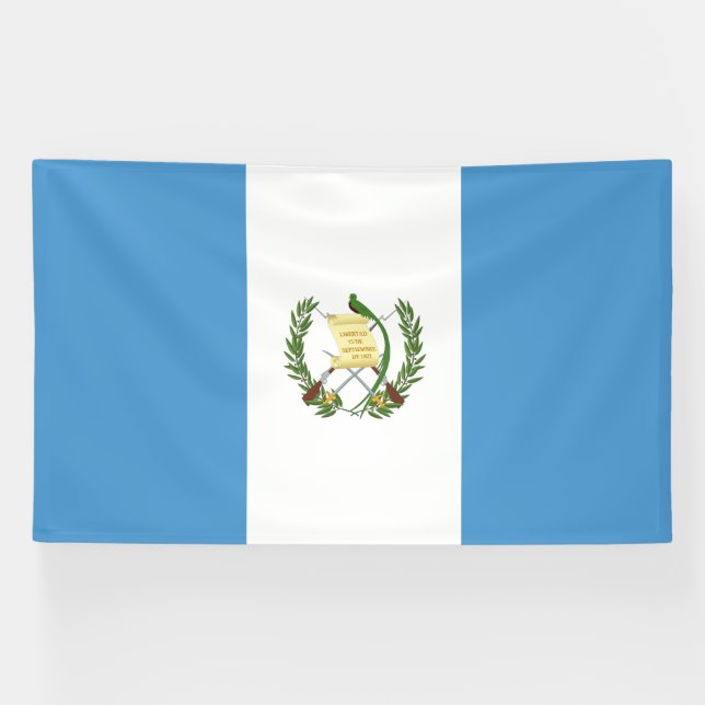 Guatemala Flag Banner (Horizontal)